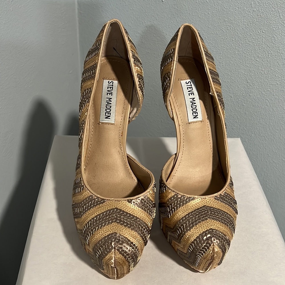 New Steve Madden Disko Sequence Platform Heels - image 8